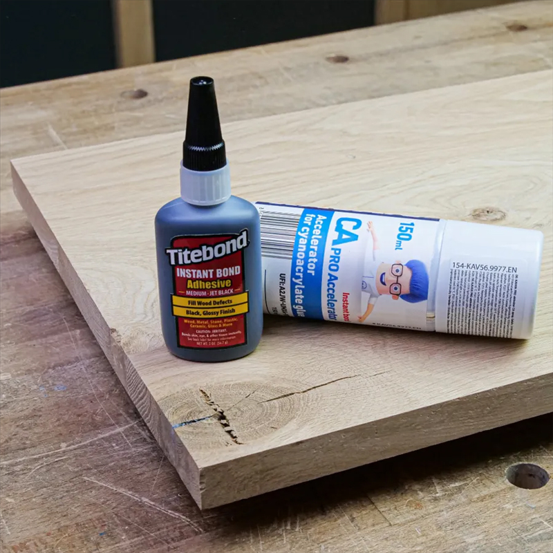 Titebond instant jet black glue medium 59 ml - sneldrogend