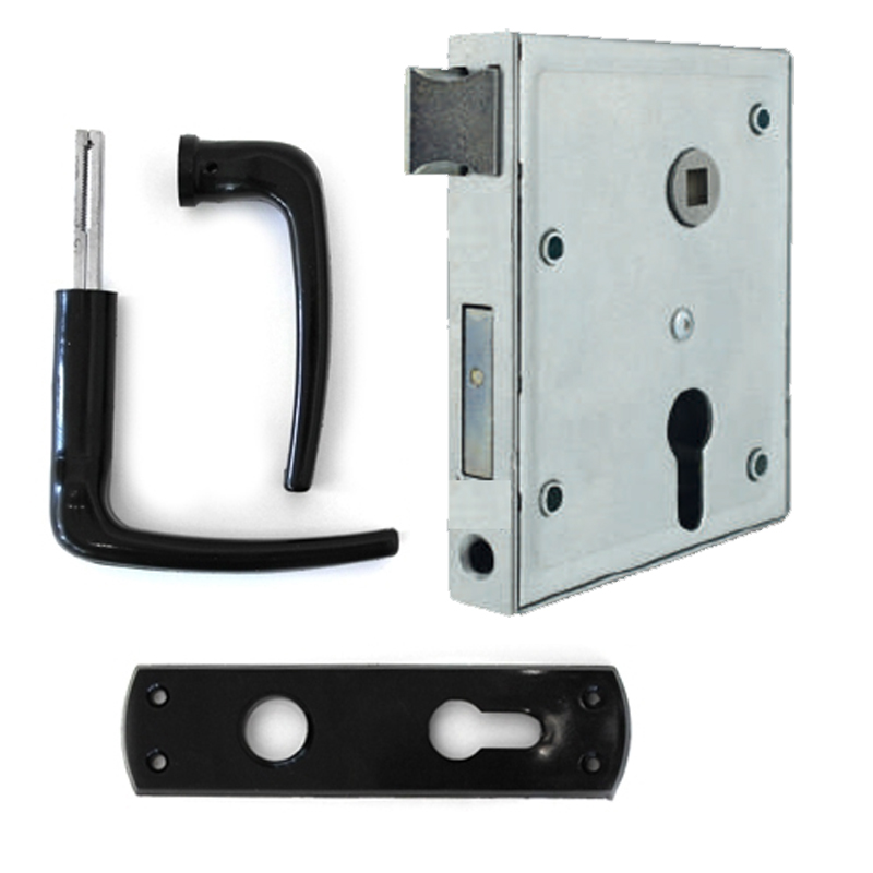 Mauer 3360 PZ/KD hekslot met kruk en schild