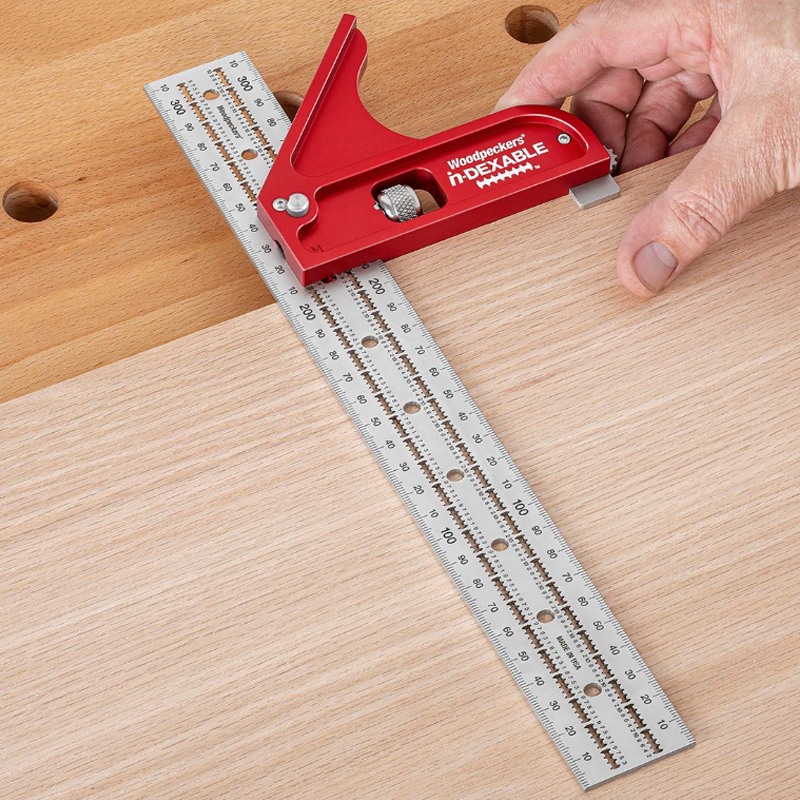 Woodpeckers indexable verstelbare winkelhaak 300 mm