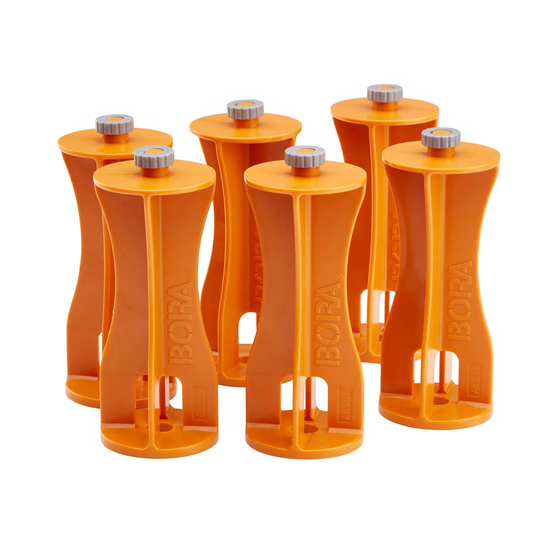 Bora Centipede werkbladverhogers, 6 stuks