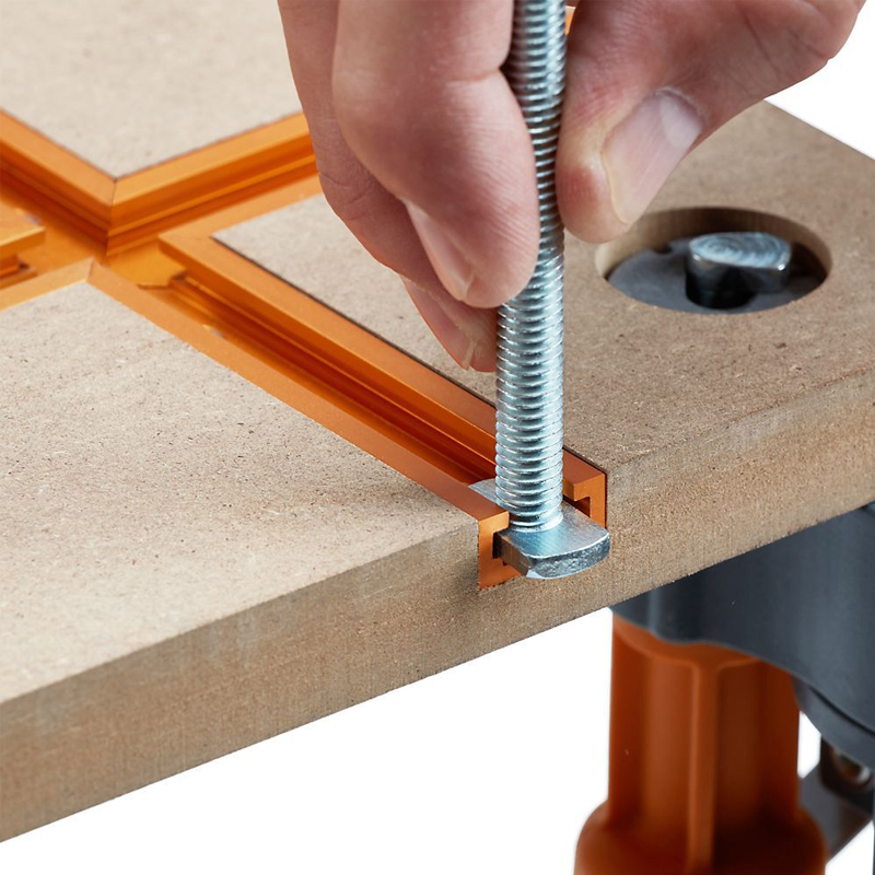 Bora CK24TM Centipede T-track werkblad 610 x 1220 mm met 20 mm gaten