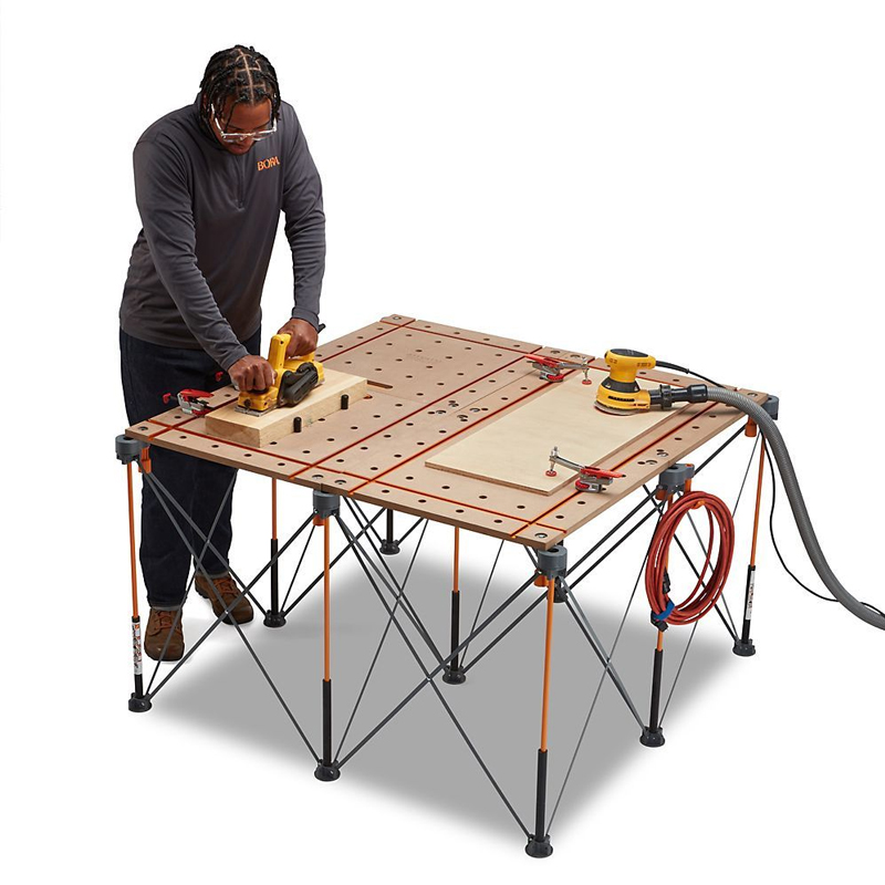 Bora CK24TM Centipede T-track werkblad 610 x 1220 mm met 20 mm gaten