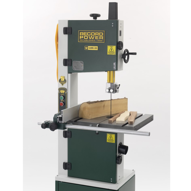 Record Power SABRE 350 lintzaagmachine incl. onderstel
