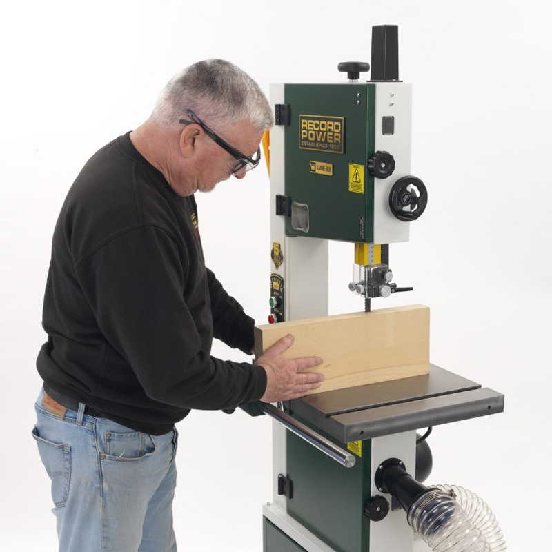 Record Power SABRE 350 lintzaagmachine incl. onderstel
