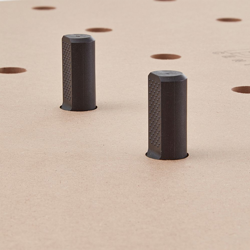 Bora werkbankaanslag benchdog met T-slot connector 19 mm, 4 stuks