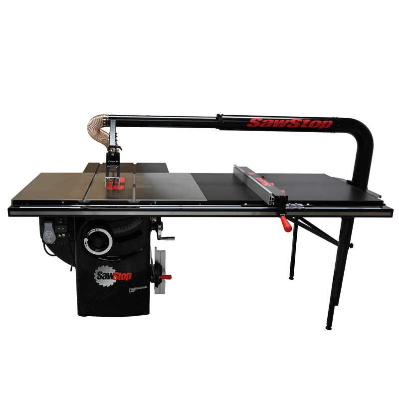 SawStop Professional Cabinet tafelcirkelzaag 1320 mm met zwevende bovenarm, 2200 Watt - pre-order incl. gratis Revolution verstekgeleider