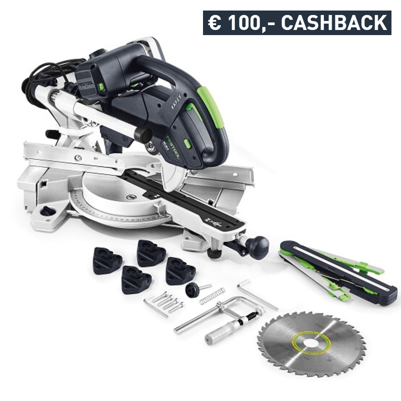 Festool KS 60 E-set afkortzaag met trekfunctie