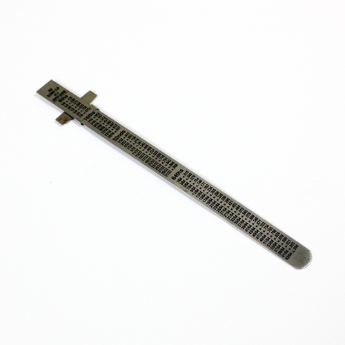 Baptist rvs liniaal 150 mm met dieptemeter