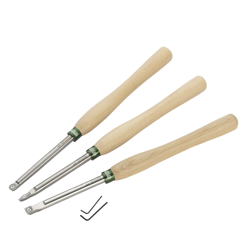 Record Power ProComfort houtdraaibeitelset met carbide tip, 3-delig