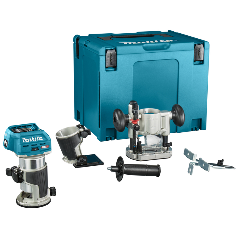 Makita RT001GZ10 XGT 40 V Max boven- en kantenfrees (zonder accu)