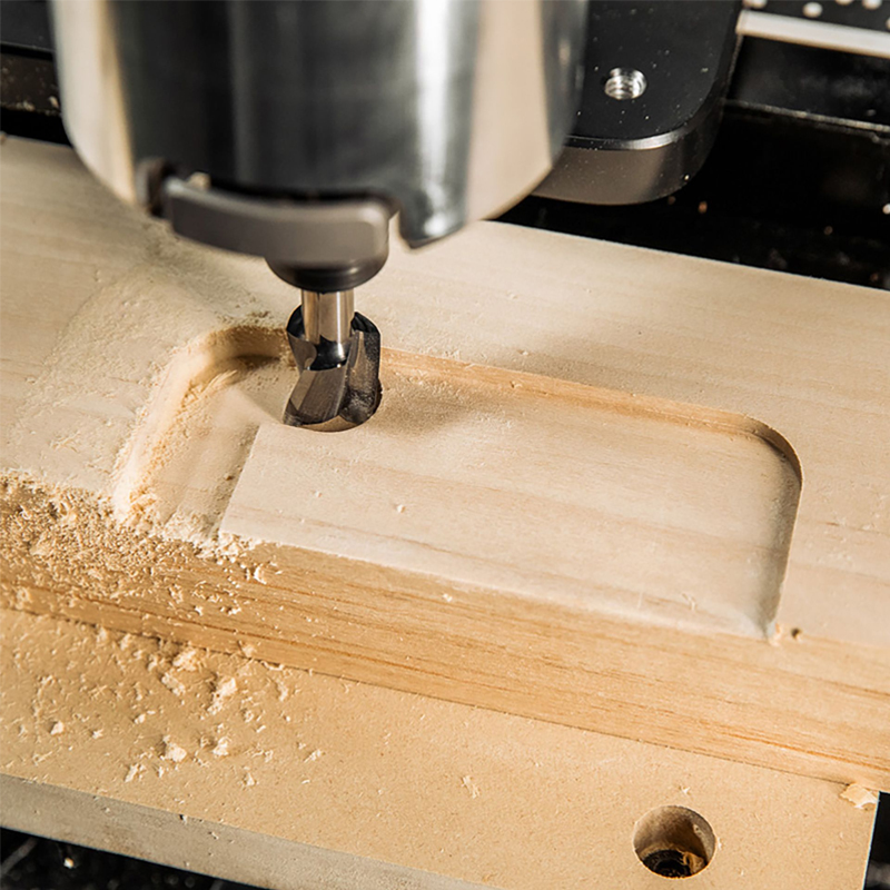 Shaper spiraalgroeffrees drievoudig gesneden 16 x 16 mm (schacht 8 mm)