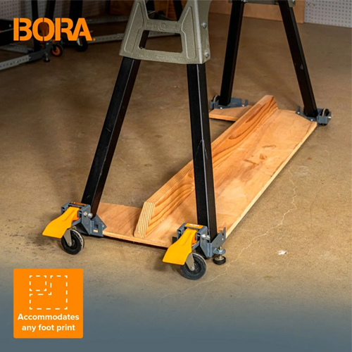 Bora PM-1100 universele wielenset voor werkbanken of stationaire machines tot 181 kg