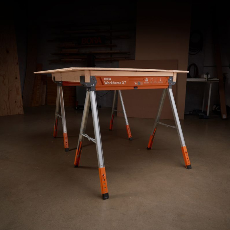 Bora PM-3360T verstelbare Workhorse XT set van 2 stalen werkbokken