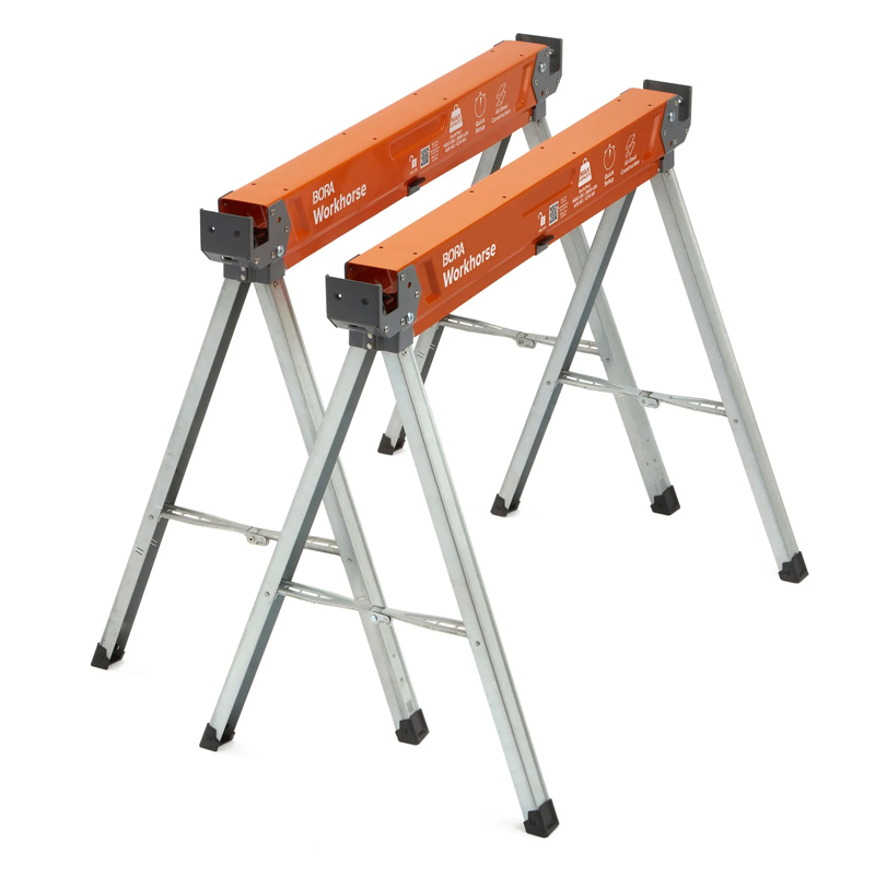 Bora PM-3350T Workhorse set van 2 stalen werkbokken