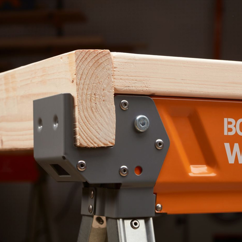 Bora PM-3360T verstelbare Workhorse XT set van 2 stalen werkbokken