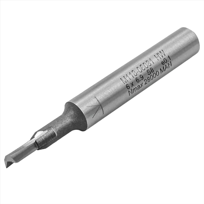 Zwaluwstaartfrees 6 x 6,9 mm schacht 8 mm