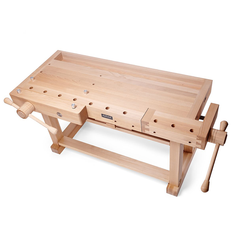 Ramia houten werkbank Premium Superb 1700 - tijdelijke met gratis Peaktool Low-Angle blokschaaf #102