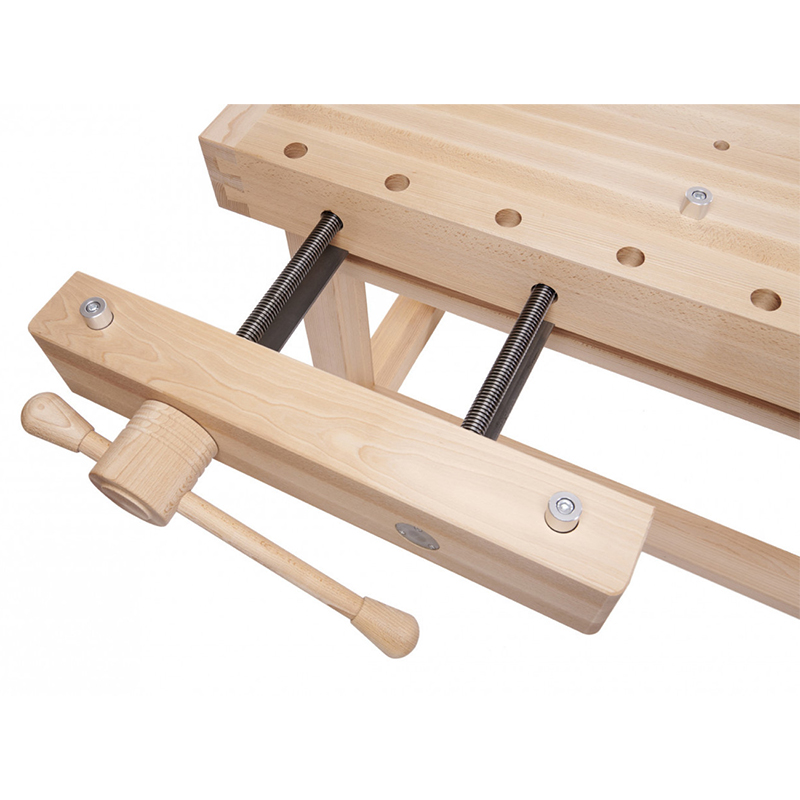 Ramia houten werkbank Premium Superb 2100 - tijdelijke met gratis Peaktool Low-Angle blokschaaf #102