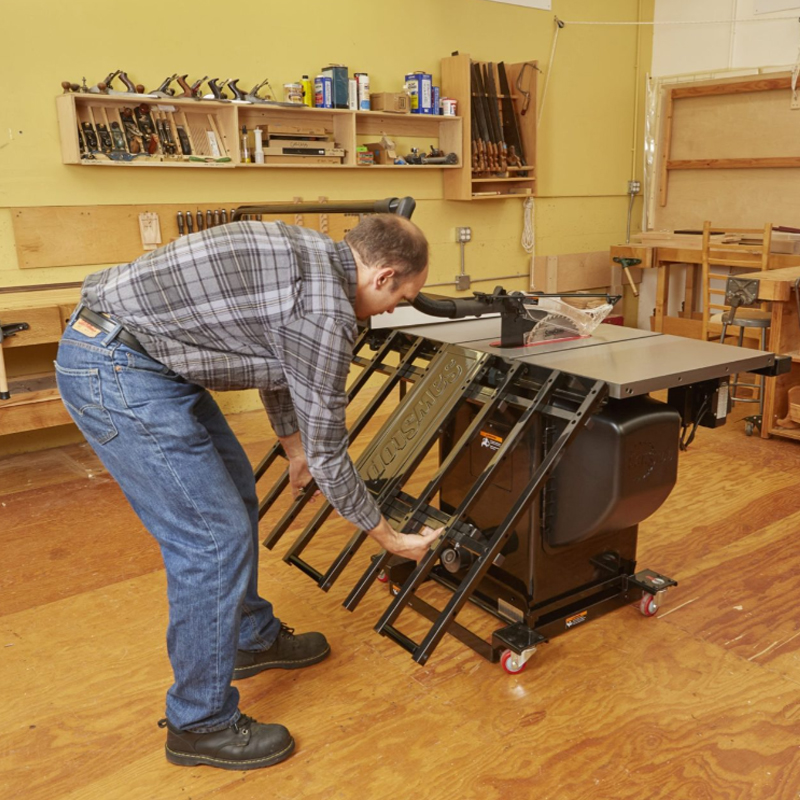 SawStop opklapbare verlengtafel voor de Professional Cabinet tafelcirkelzaag