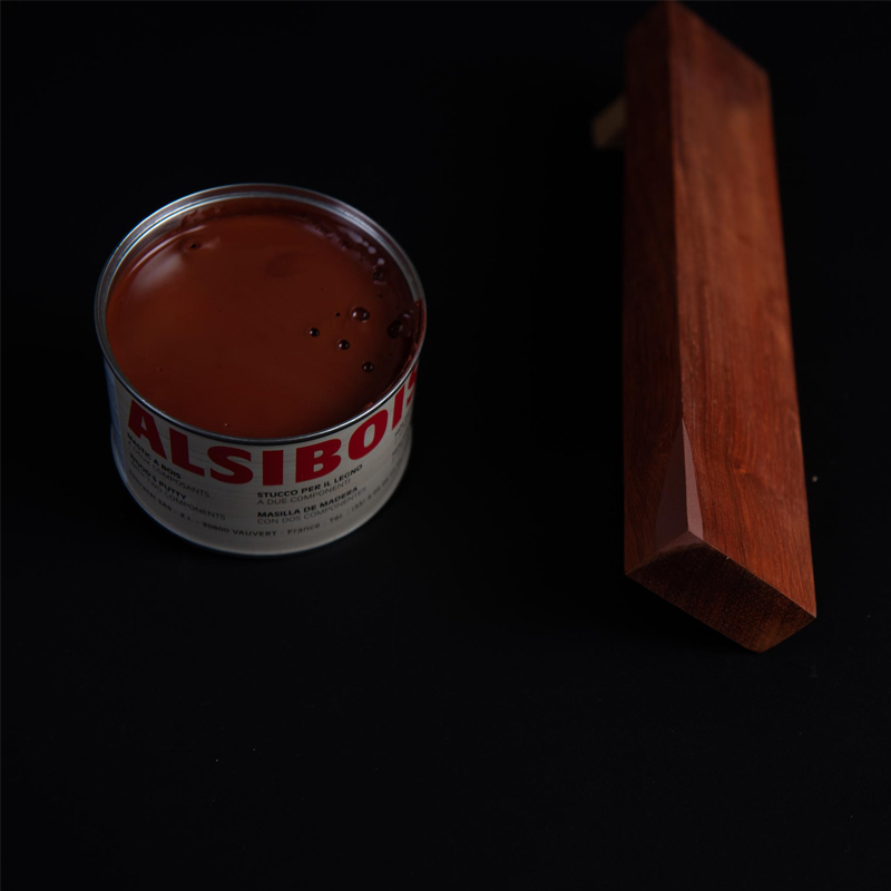 Alsibois houtvuller 2-componenten rood 400 ml