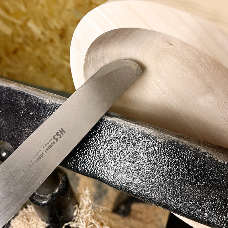 Sorby 8009LH negative rake schraper 25 mm met lang handvat