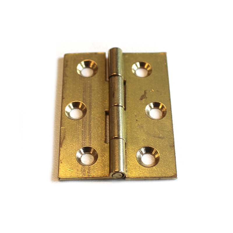 Meubelscharnier 40 x 30 mm messing