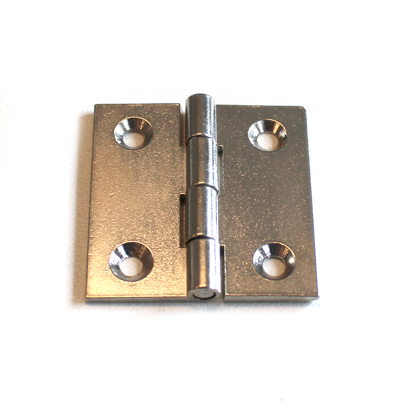 Meubelscharnier 30 x 30 mm matnikkel