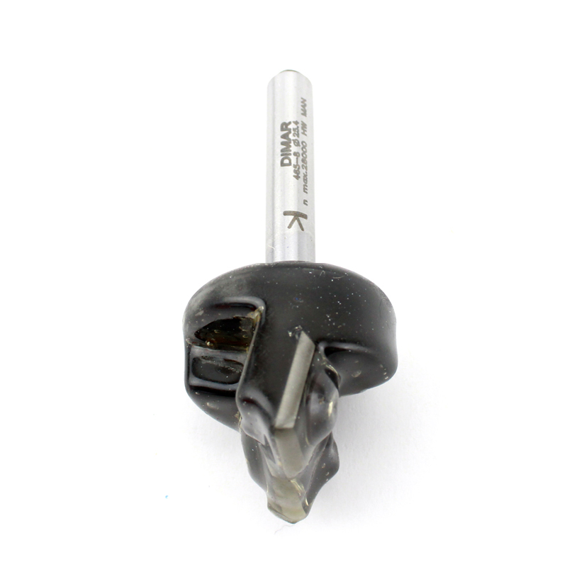 Hm 465-6 vlakfrees Ø 25,4 x 12 x 50 mm (schacht 6 mm)