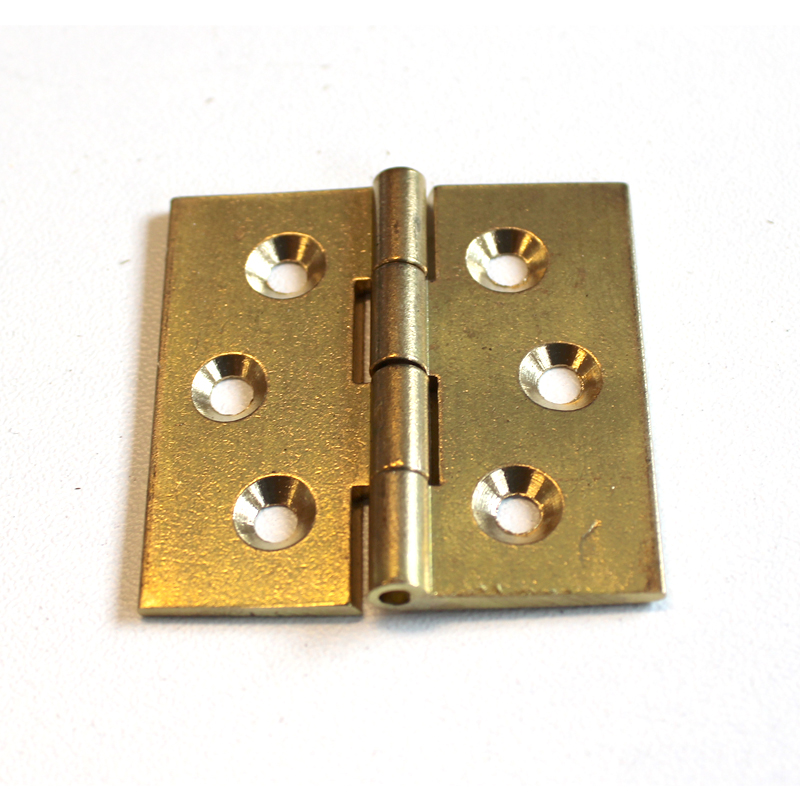 Meubelscharnier 40 x 40 mm messing