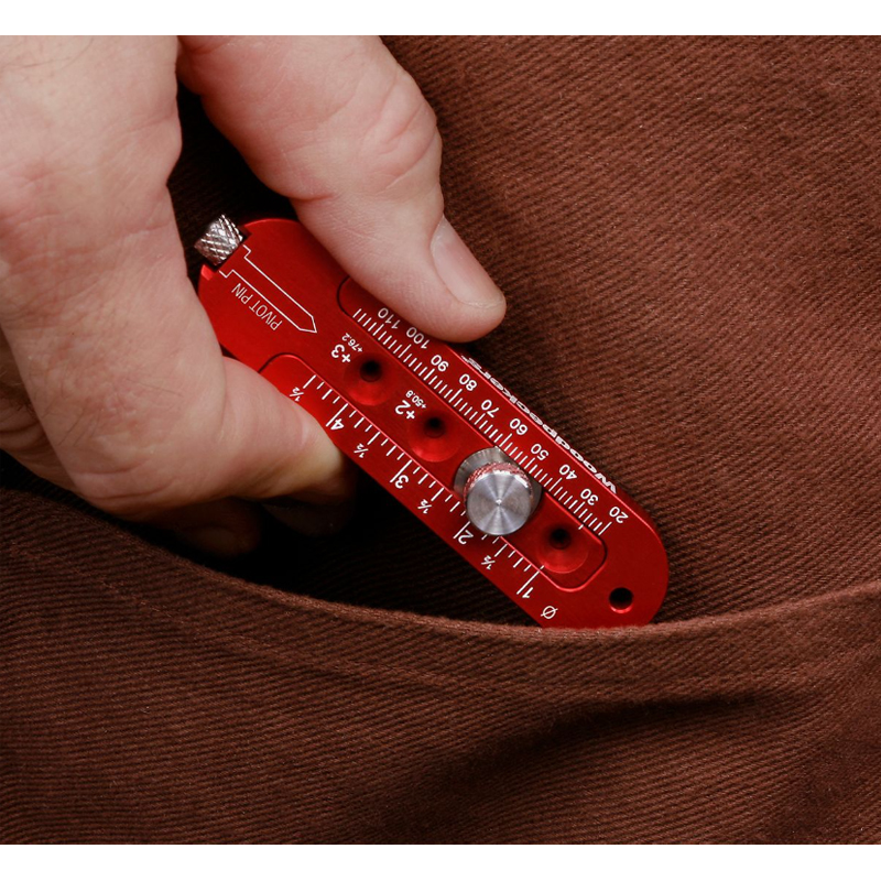 Woodpeckers aluminium zak passer 25 - 175 mm