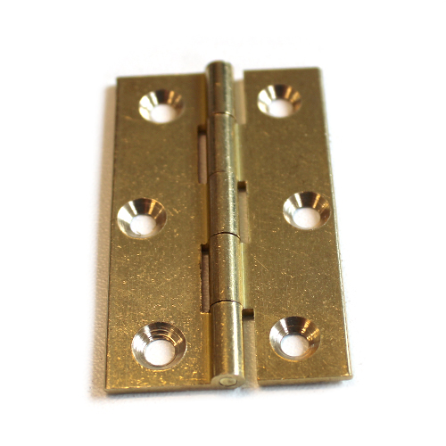 Meubelscharnier 50 x 30 mm messing