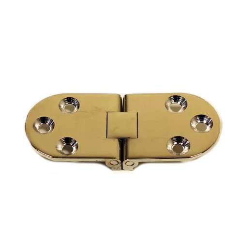 Klepscharnier rond nikkel 30 x 65 mm