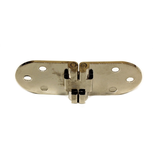 Klepscharnier rond nikkel 30 x 65 mm