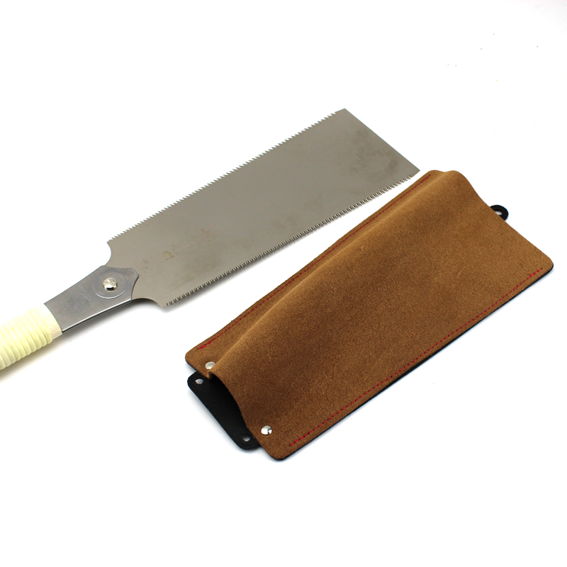 Peaktool lederen holster voor Japanse Ryoba trekzaag 210/240 mm 