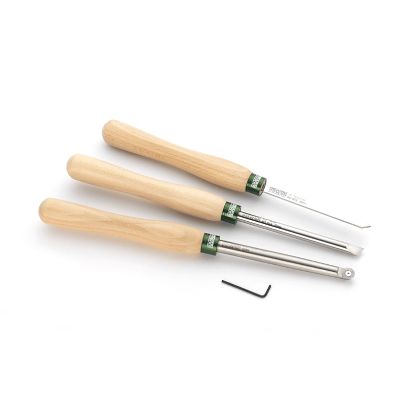 Record Power ProComfort klein project houtdraaibeitelset, 3-delig