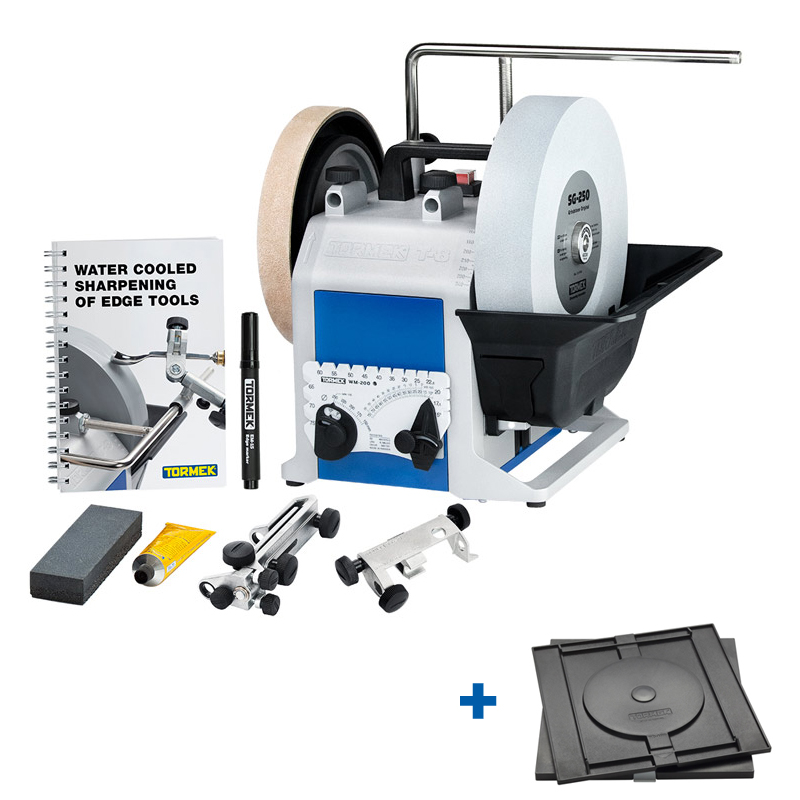 Tormek T8 Original natslijpmachine - tijdelijk met gratis draaiplateau