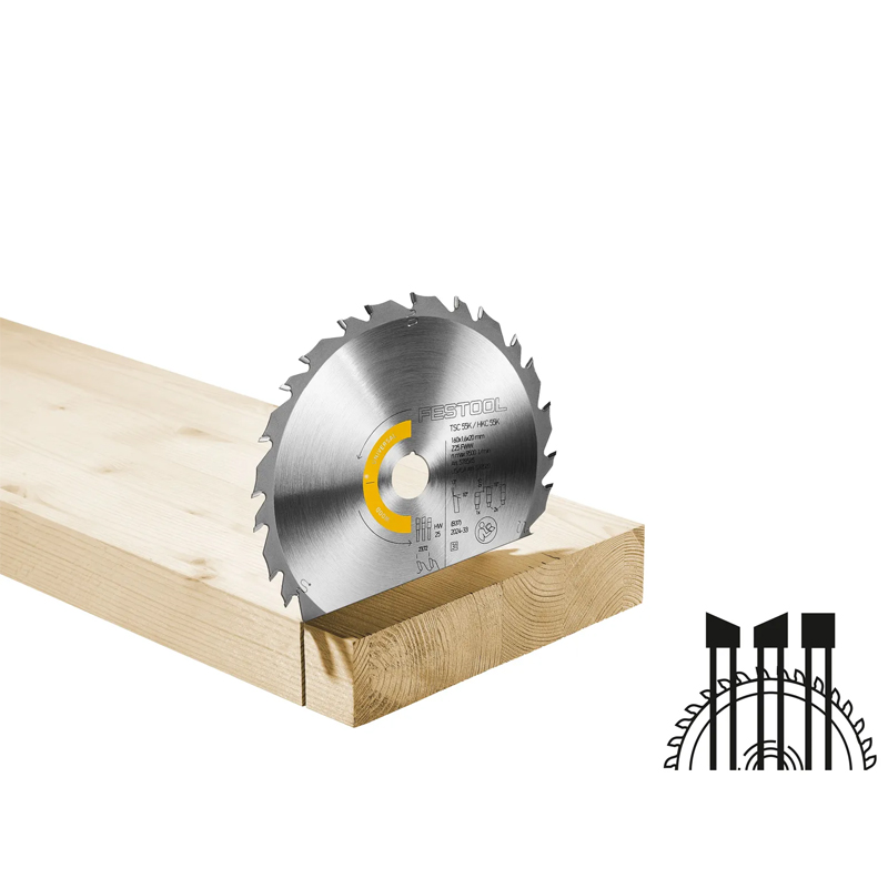 Festool cirkelzaagblad wood universal 160 x 1,6 x 20 mm FWW25