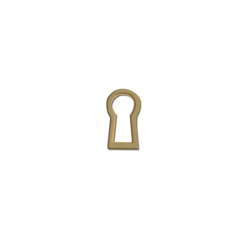 Sleutelgat entree 16 x 6 mm messing
