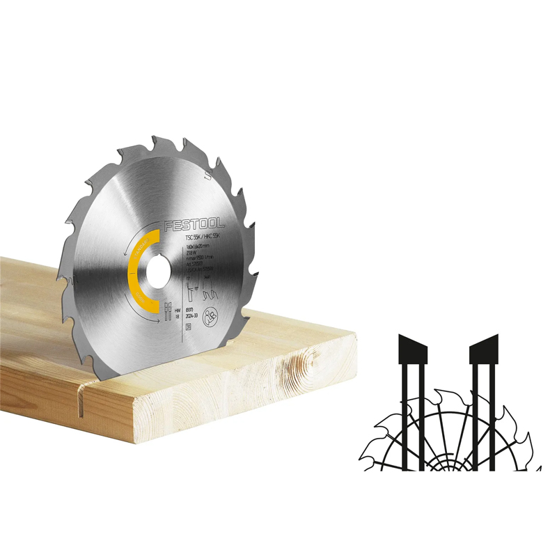 Festool cirkelzaagblad wood universal 160 x 1,6 x 20 mm W18