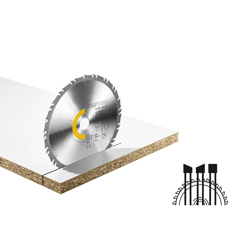 Festool cirkelzaagblad wood fine cut 160 x 1,6 x 20 mm FWWW35
