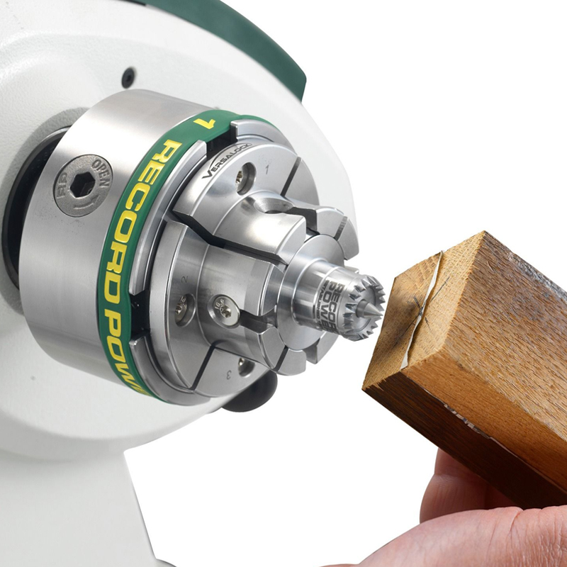 Record Power VersaLock meedraaiend center 22 mm multi-tands met verende punt