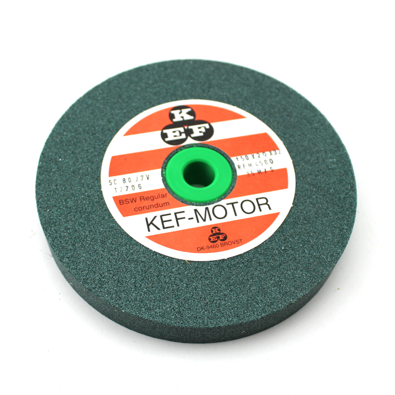 Slijpsteen Ø 150 x 20 x Ø 32 mm incl. Ø 15 mm verloophuls, korrel 80