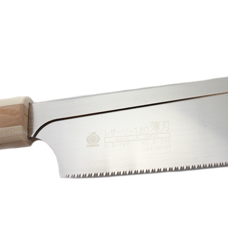 Gyokucho Tronc Dozuki Usuba Japanse zaag ronde neus 180 mm