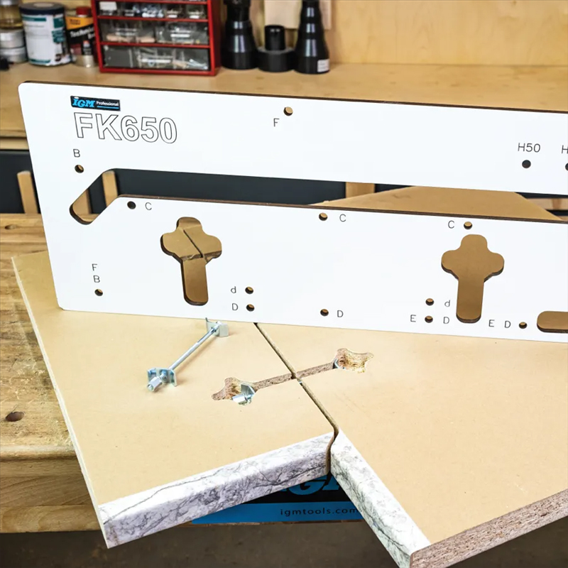 FK650 freesmal voor werkbladen