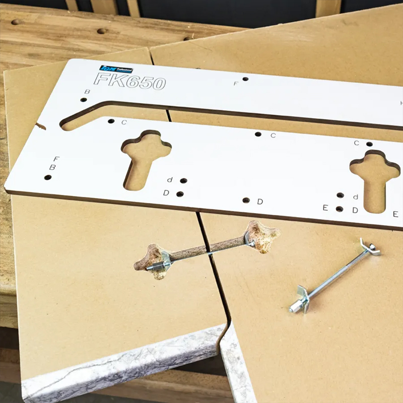 FK650 freesmal voor werkbladen