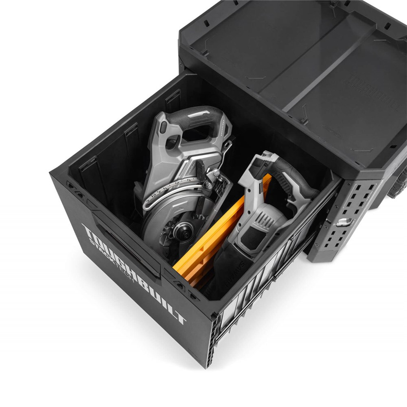 ToughBuilt TB-B1-D-R91 StackTech gereedschapstrolley Rolling 1-Drawer Locking Box