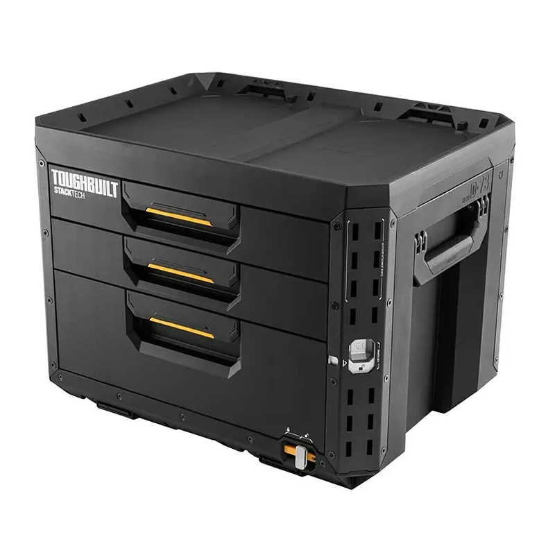 ToughBuilt TB-B1-D-73 StackTech gereedschapskist 3-Drawer Locking Box XL