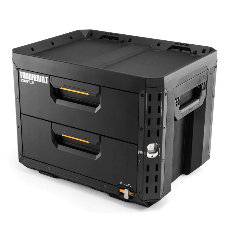 ToughBuilt TB-B1-D-72 StackTech gereedschapskist 2-Drawer Locking Box XL