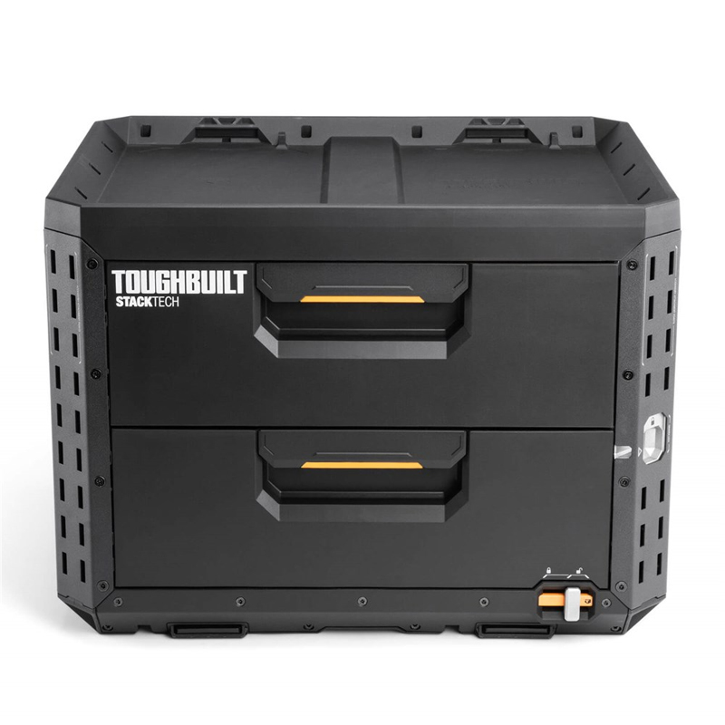 ToughBuilt TB-B1-D-72 StackTech gereedschapskist 2-Drawer Locking Box XL