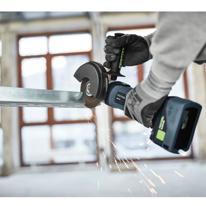 Festool AGC 18-125 EB-Basic accu haakse slijper (zonder accu)